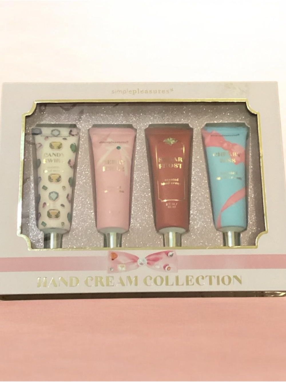 Hand Cream Collection – Pink, White, Brown, Blue